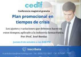 Conferencia Magistral; Plan Promocional en Tiempos de Crisis